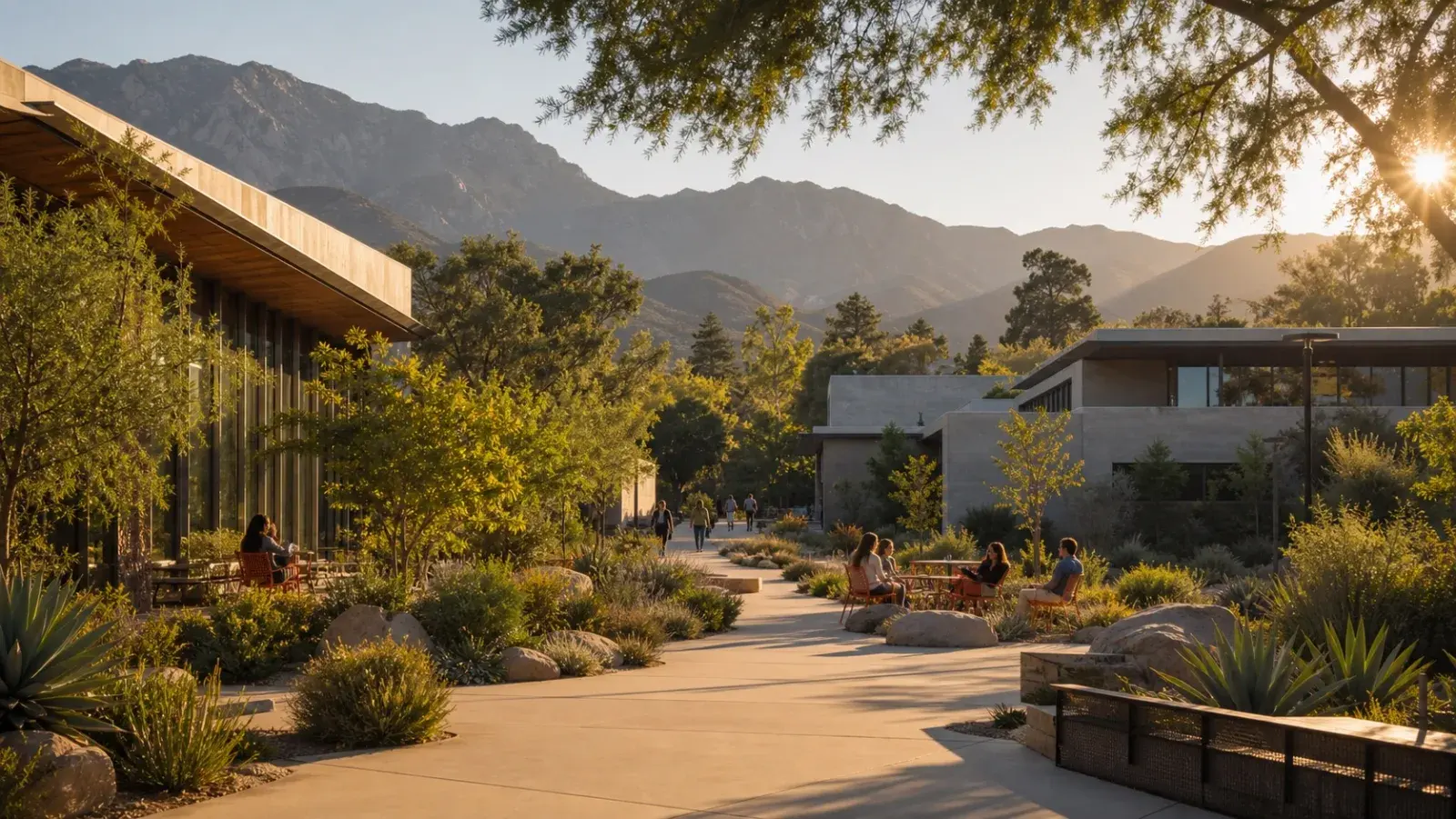 Pitzer College campus